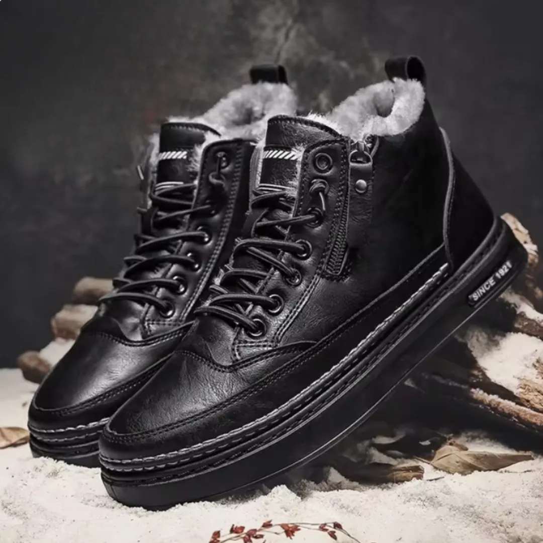 Damian - Gevoerde casual heren sneakers