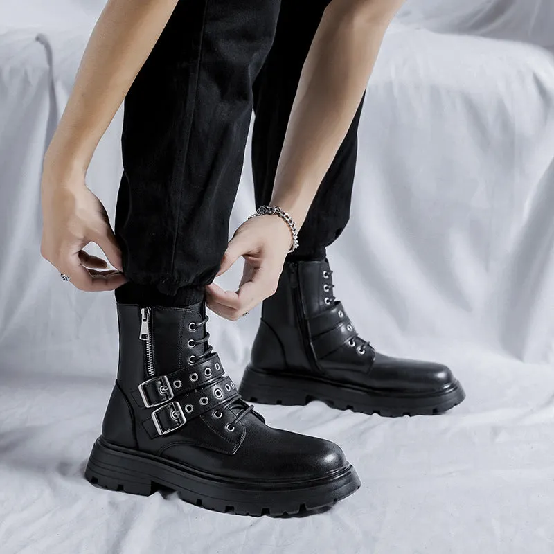 Vandal Moon - Gothic Martin Boots for Men by The Nevermore